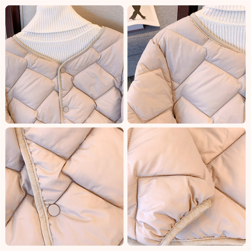 Kiki - Quiltierte Winterjacke mit Knöpfen für Damen