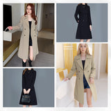 Eleganter, warmer Trenchcoat für Damen