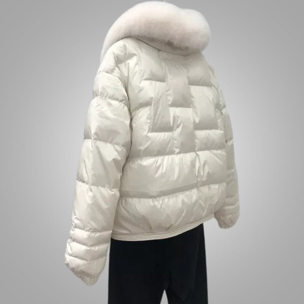 Daisy - Glänzende Oversize Damen Pufferjacke