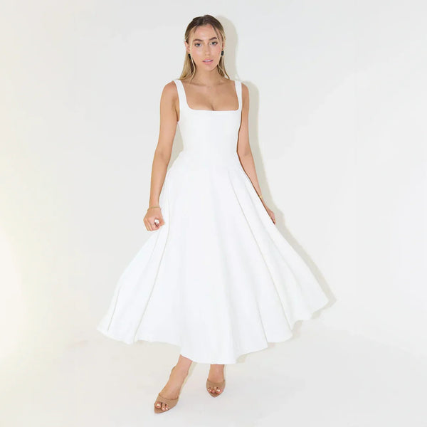 Xylla - Traumhaftes Weißes Date-Kleid