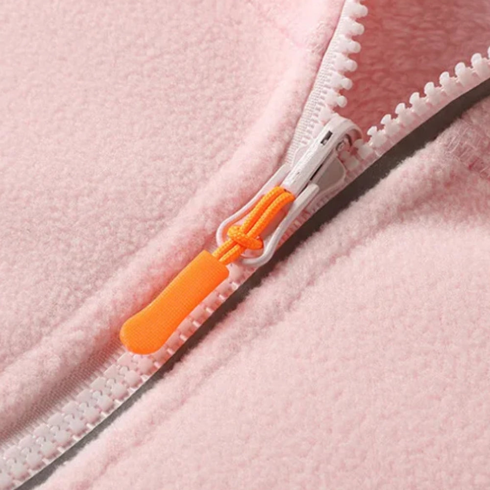 Dalia - Damen Fleece Winterjacke mit Taschen