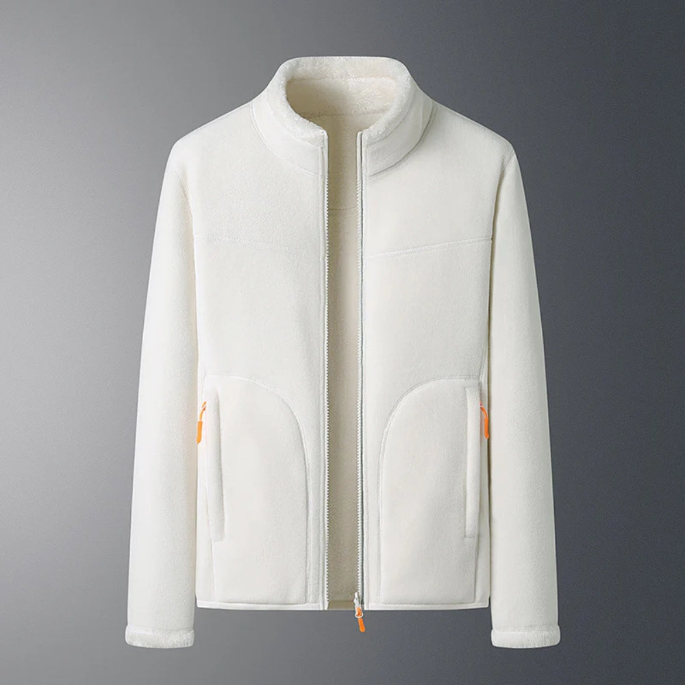 Dalia - Damen Fleece Winterjacke mit Taschen