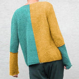 Azuki - Pullover mit farbigen Knöpfen
