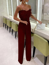 Bella - Eleganter Jumpsuit mit Röhrentop