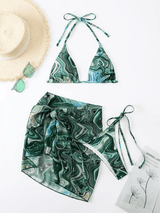 Siren Abstraktes Bikini-Set