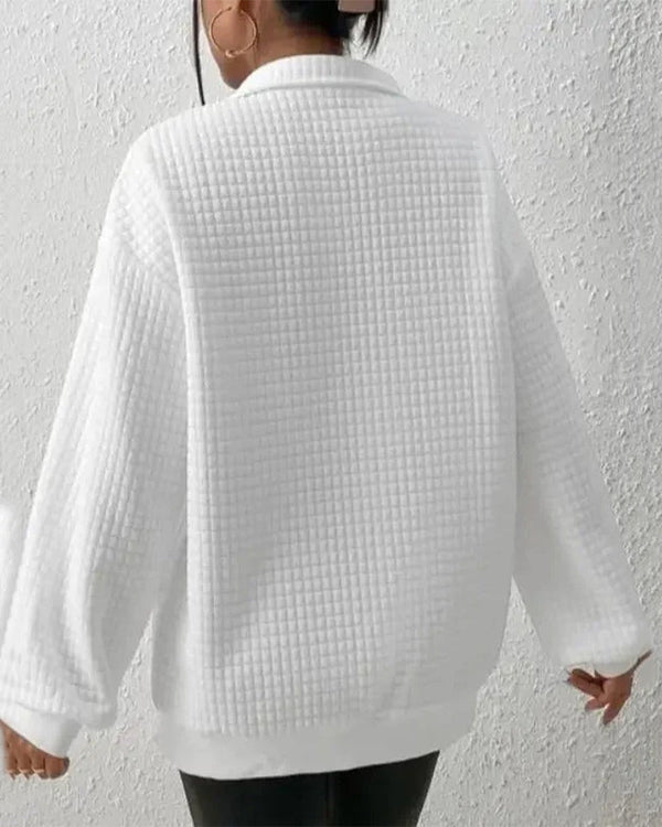 Jennifer - Eleganter Pullover mit Reißverschluss