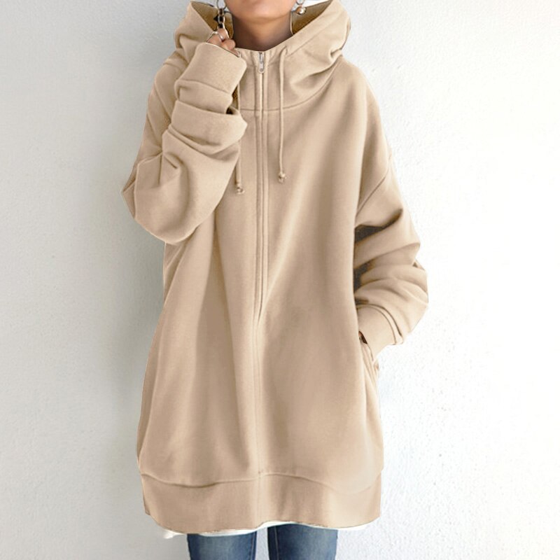 Cassy - Kuscheliger Winter Pullover Hoodie