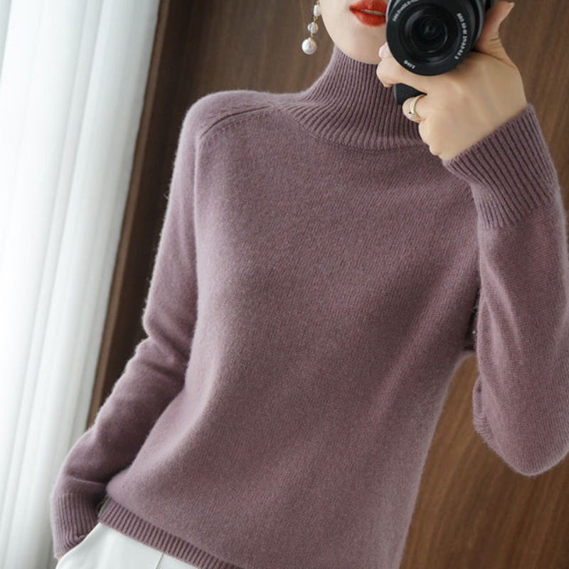 Lina Schlichter Kaschmir-Pullover
