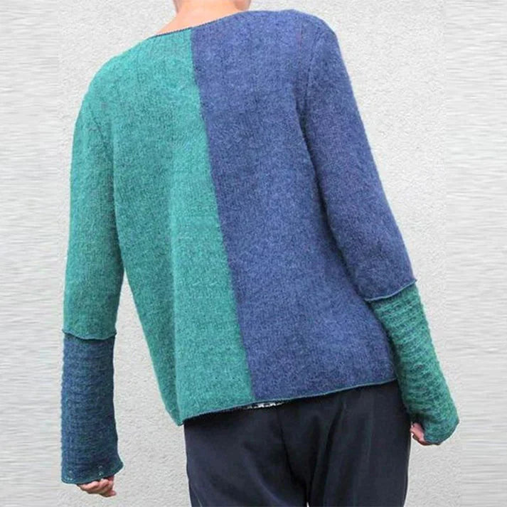 Azuki - Pullover mit farbigen Knöpfen