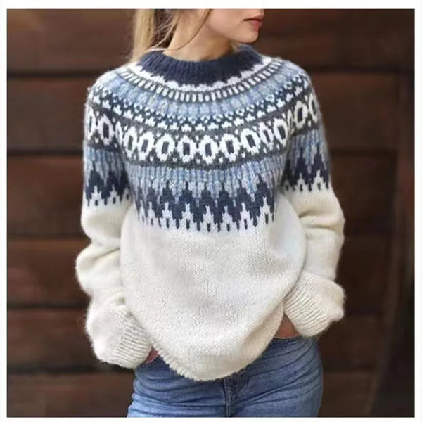 Jenny - Jacquard Wollpullover