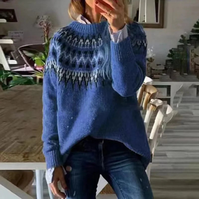 Jenny - Jacquard Wollpullover