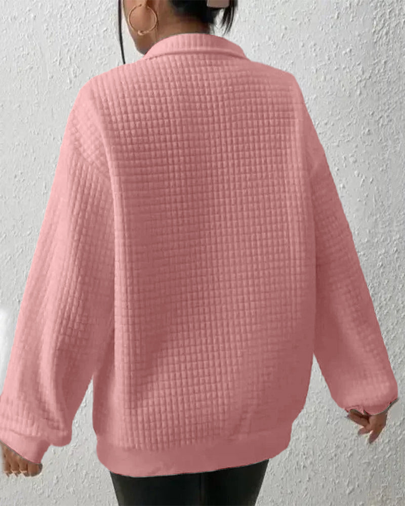 Jennifer - Eleganter Pullover mit Reißverschluss