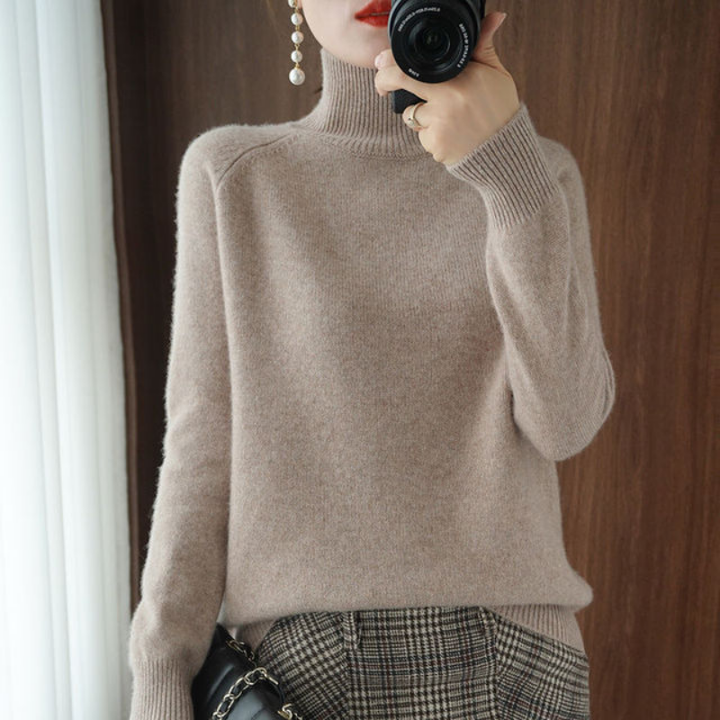 Lina Schlichter Kaschmir-Pullover