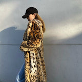 Winny - Lose Leopard Druck Mantel