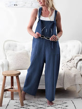 Yolly - Jumpsuit mit quadratischem Ausschnitt und Fronttasche