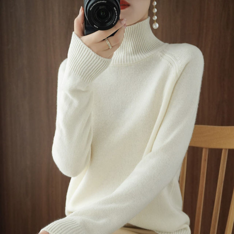 Lina Schlichter Kaschmir-Pullover