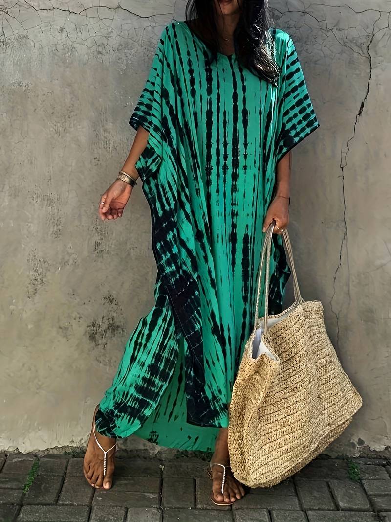 Zayda - Übergroßes Kaftan-Kleid