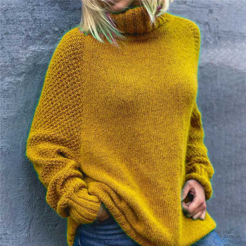 Monique - Stylischer Rollkragenpullover in Strickoptik