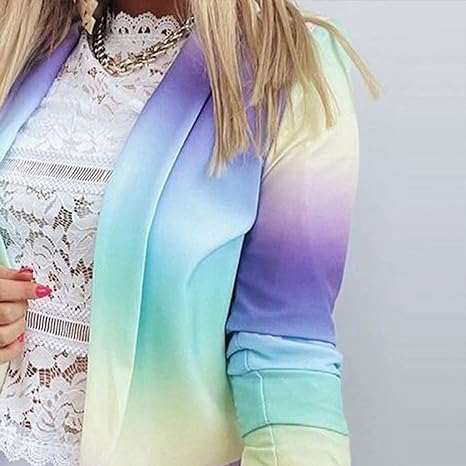 Viera - Langärmelige Tie-Dye-Blazer