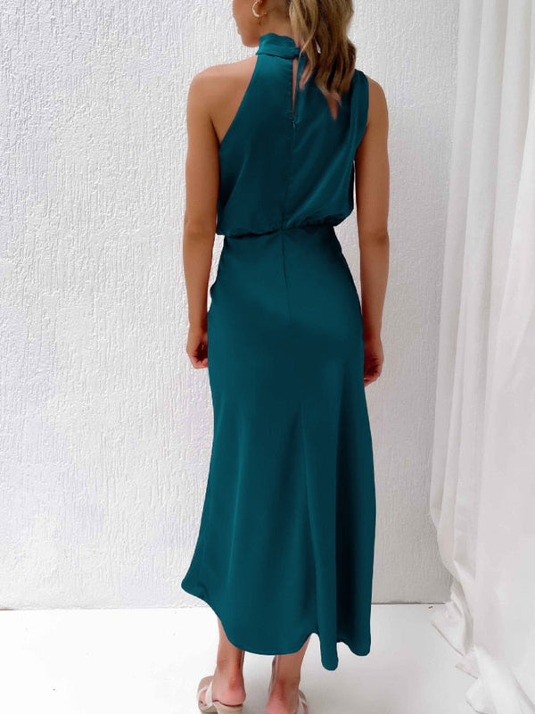 Mila - Fleck Seide Damen Kleid