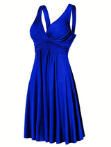 Renata - Elegantes Tank-Kleid mit tiefem V-Ausschnitt