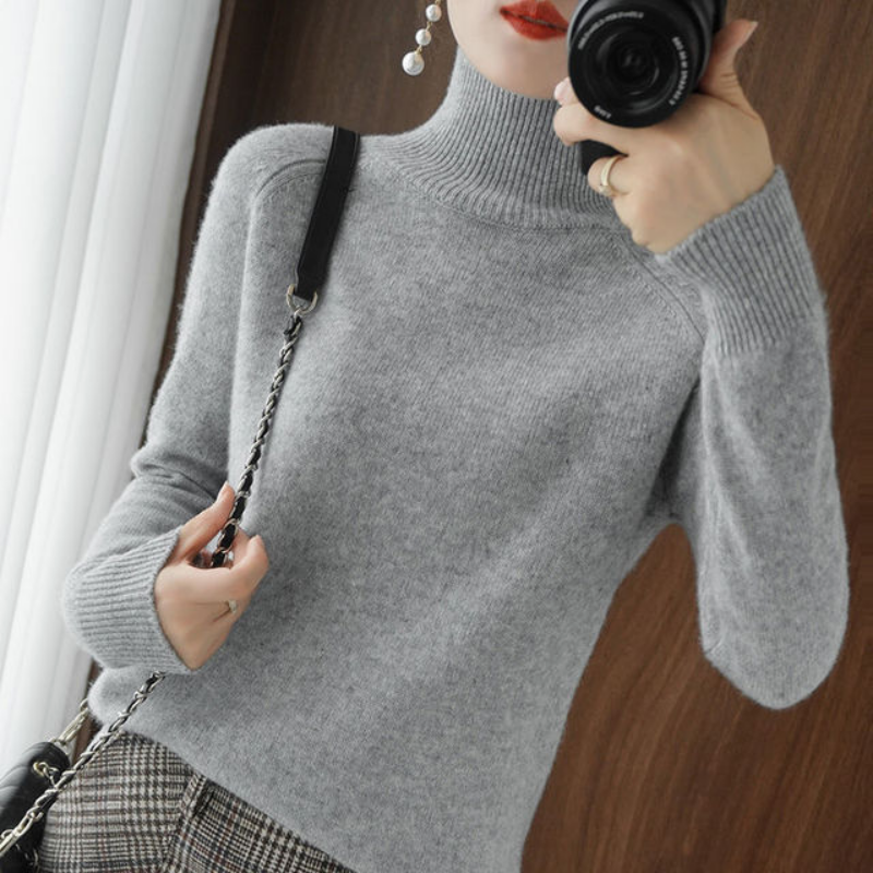 Lina Schlichter Kaschmir-Pullover