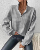 Jennifer - Eleganter Pullover mit Reißverschluss