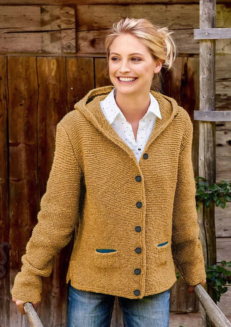 Natalia - Warmer italienischer Strick-Cardigan für Frauen