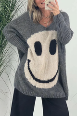 Anabel - Stylischer Smiley-Pullover