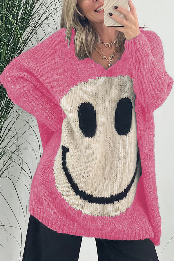 Anabel - Stylischer Smiley-Pullover