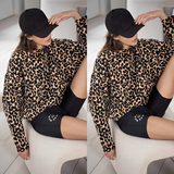 Christine Panther Print Pullover