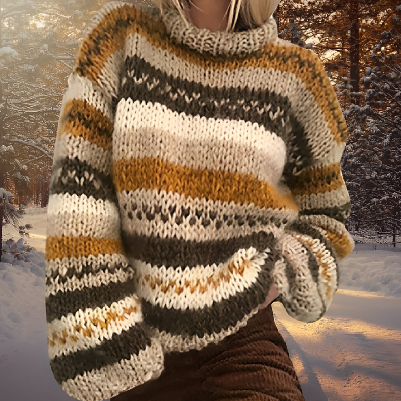 Wooly Rundhalsausschnitt Pullover