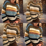 Wooly Rundhalsausschnitt Pullover