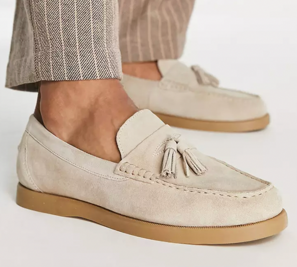 LENO - Klassische Herren Loafers aus Wildleder