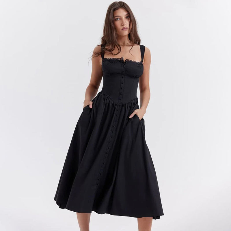 Ravena - Elegantes Sommer midikleid