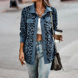 Bella - Trendige leopardendruck jacke