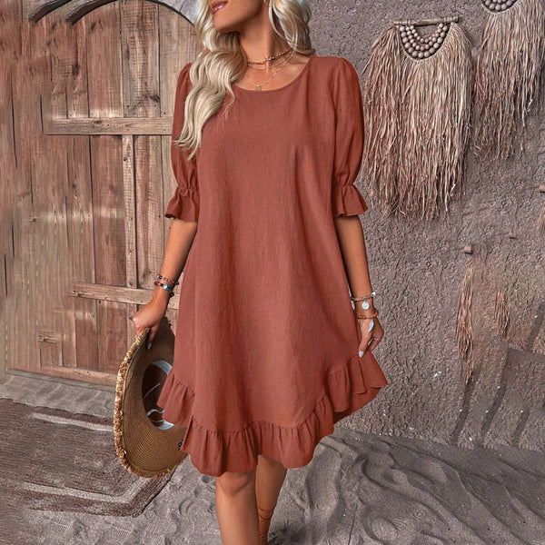 Giuliana - Elegantes Kleid mit Puffärmeln