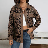 Bella - Trendige leopardendruck jacke