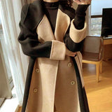 Michelle - Trenchcoat aus Wolle im Vintage-Look