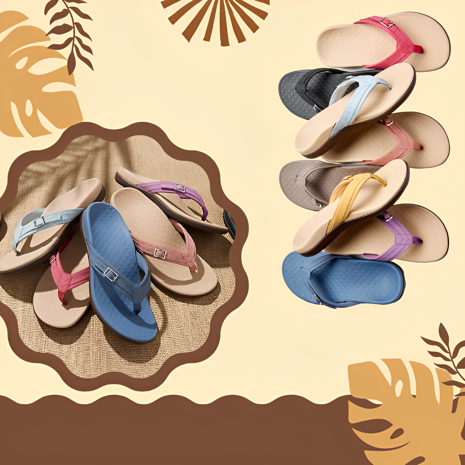 Daisy - Orthopädische Sommer-Sandalen für Damen