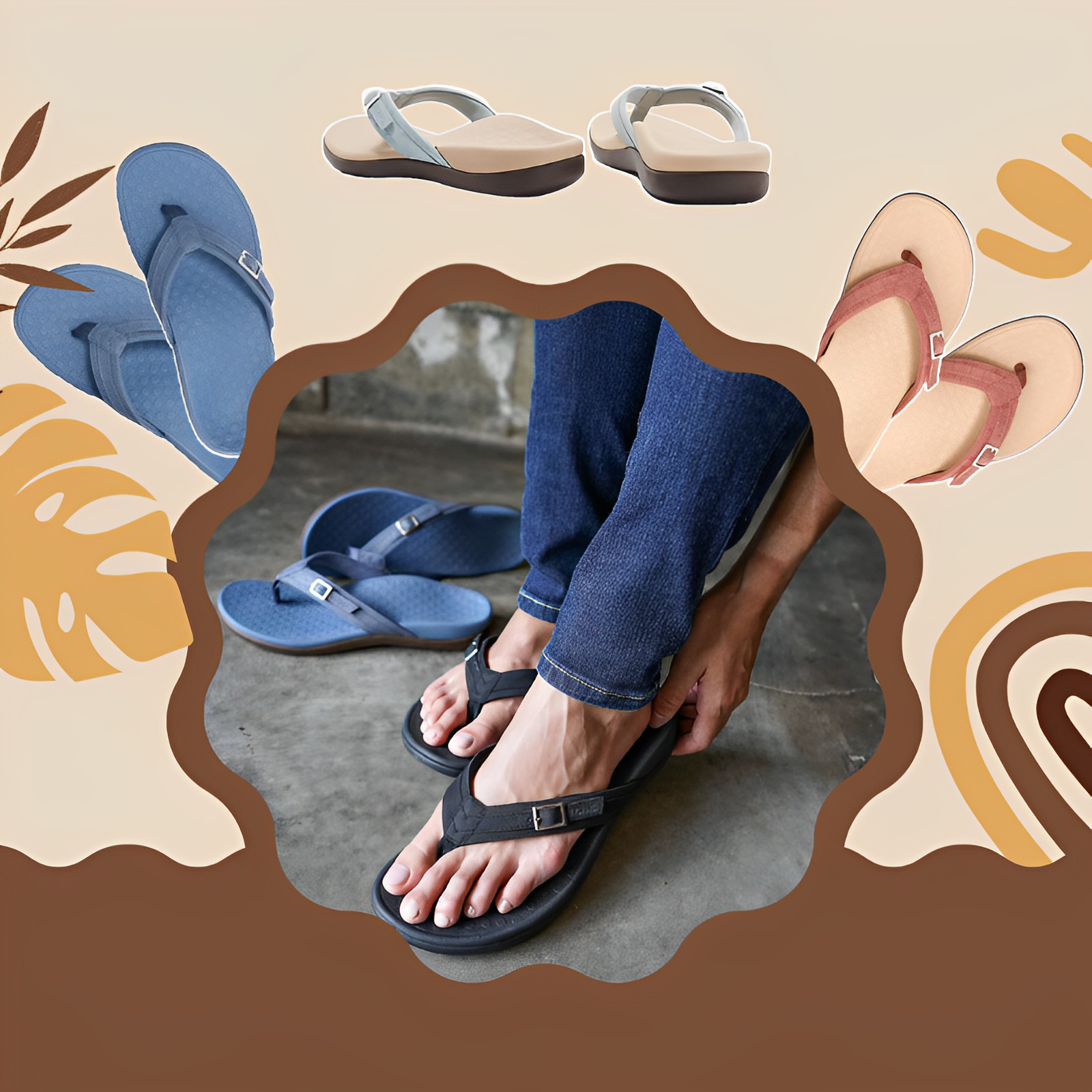 Daisy - Orthopädische Sommer-Sandalen für Damen