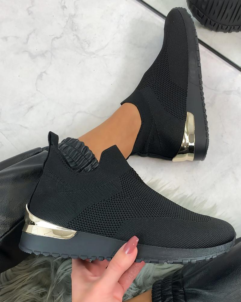 Fainy - Bequeme Orthopädische Turnschuhe Schwarz
