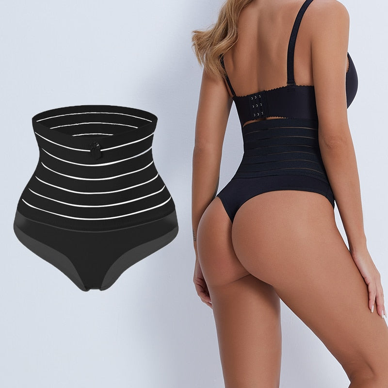 Fausta - Sculpt Queen Bauch Kontrolle Shaper 2 Stücke Schwarz