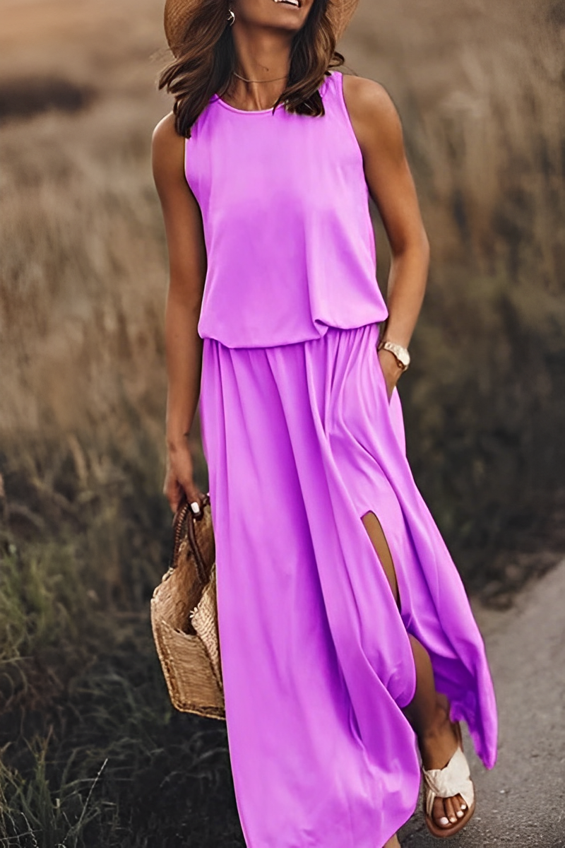 Jessica- Elegantes Freizeitkleid Rosa