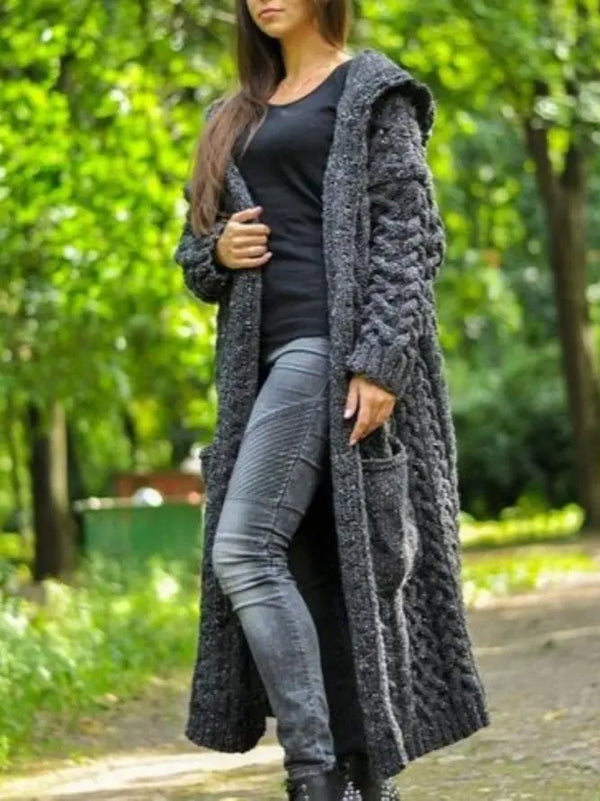 Amihan - Warme & gestrickte Strickjacke