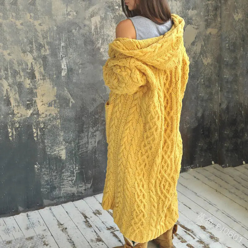 Amihan - Warme & gestrickte Strickjacke