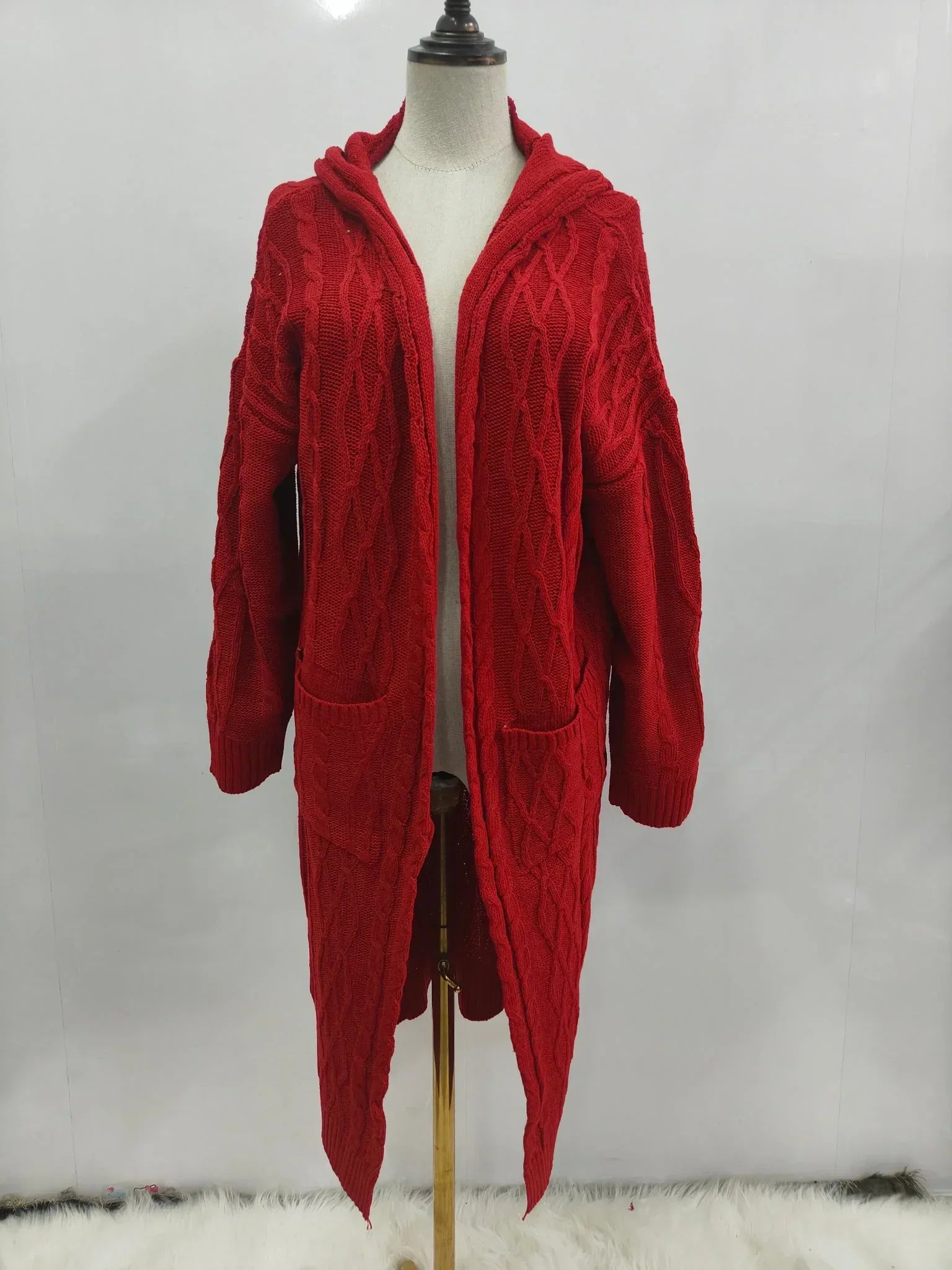 Amihan - Warme & gestrickte Strickjacke