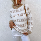 Chezka - Pullover mit gestrickter Schneeflocke