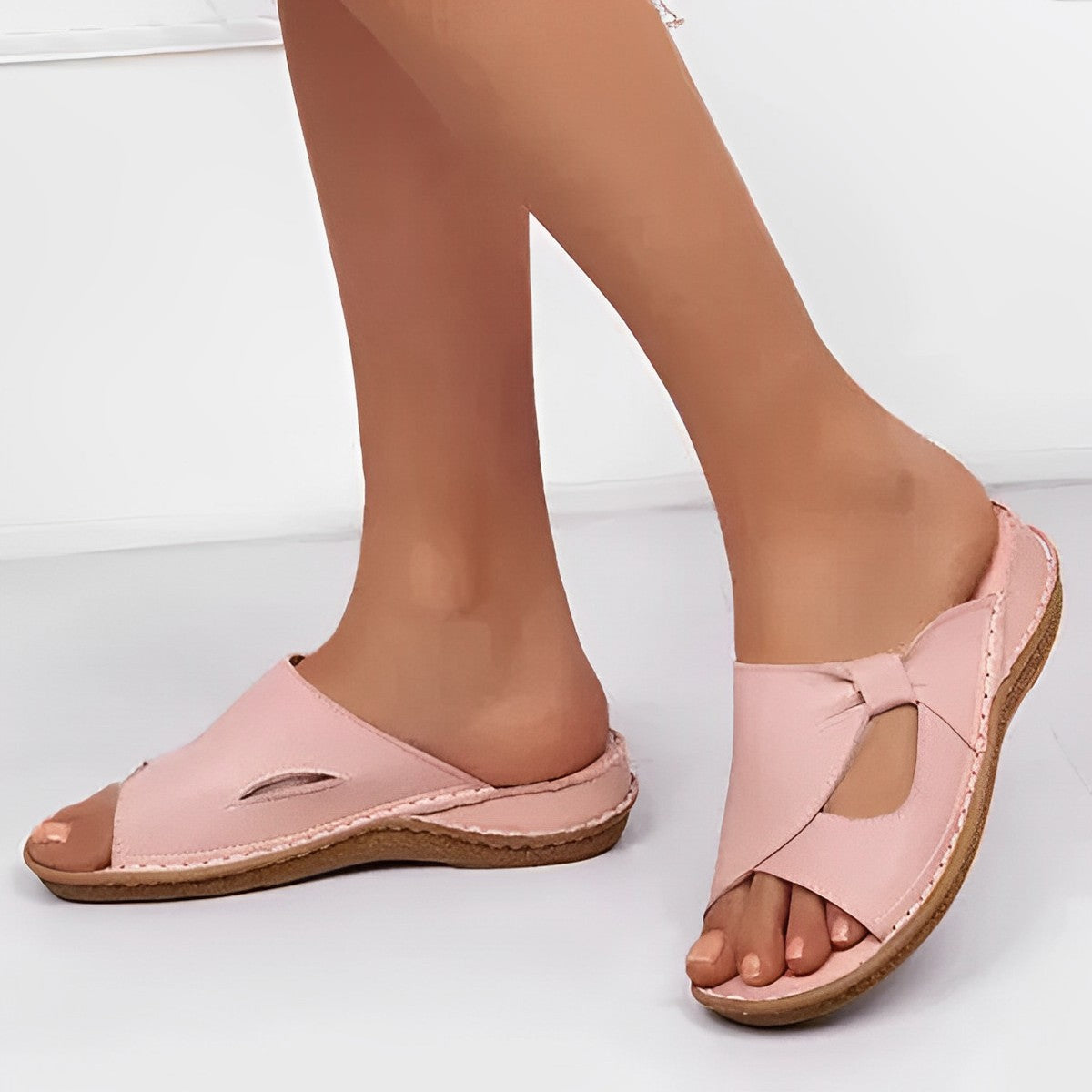 Lena- FootGrip Orthopädische Sandalen Rosa