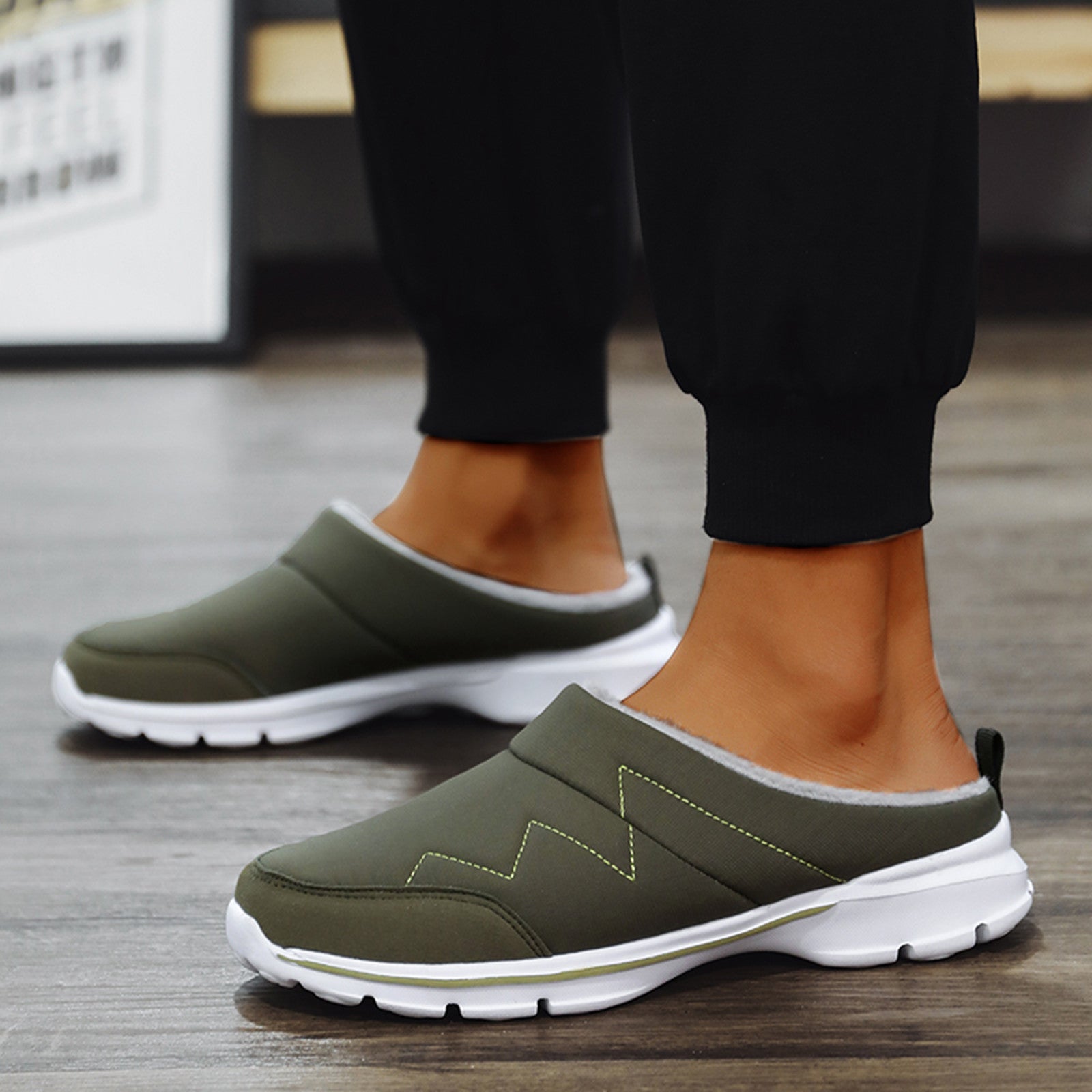 Louise - Orthopädische Schlupfschuhe Grün 1